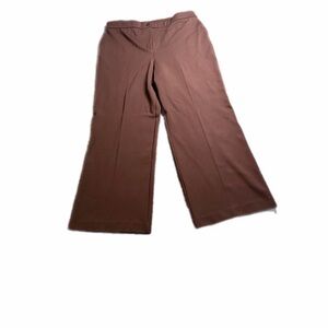 Susan Graver Chocolate Wide Leg Pants